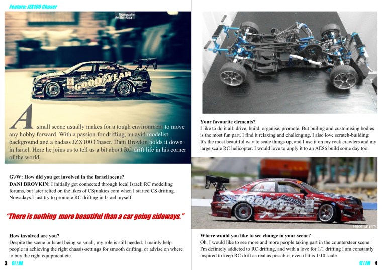 Dani Brovkin - D1 Israeli JZX100 Chaser - FEATURE Page 2 - Gangsta Werk RC Drift Culture